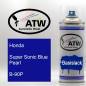 Preview: Honda, Super Sonic Blue Pearl, B-90P: 400ml Sprühdose, von ATW Autoteile West.